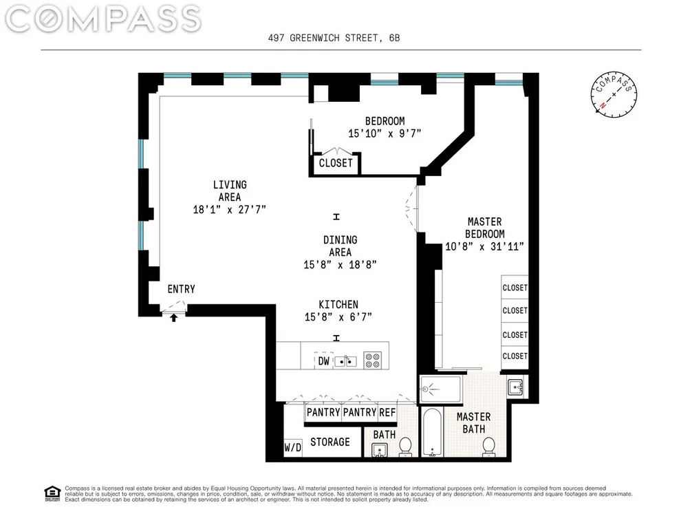 Unit for sale at 497 Greenwich Street, Manhattan, NY 10013