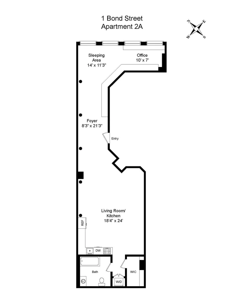 Unit for sale at 1 BOND Street, Manhattan, NY 10012