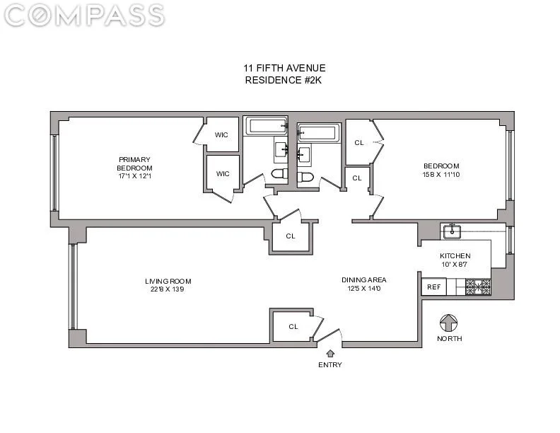 Unit for sale at 11 5th Avenue, Manhattan, NY 10003