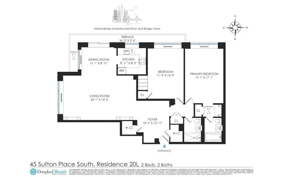 Unit for sale at 45 SUTTON Place S, Manhattan, NY 10022