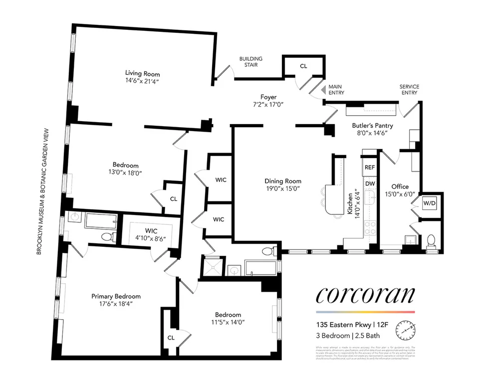 Unit for sale at 135 EASTERN Parkway, Brooklyn, NY 11238