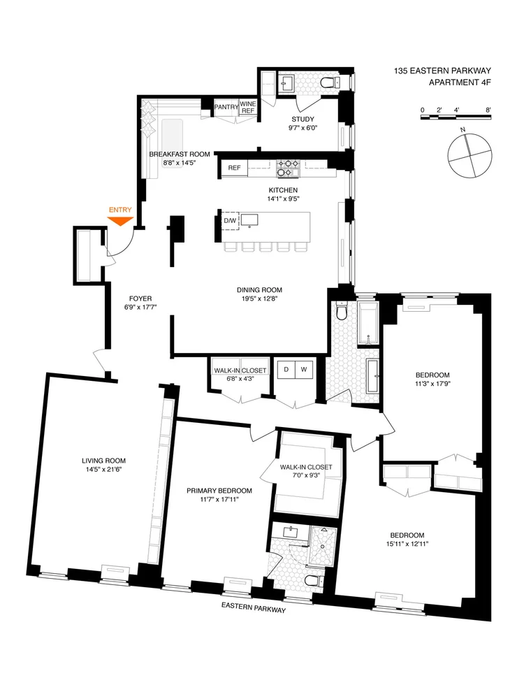 Unit for sale at 135 EASTERN Parkway, Brooklyn, NY 11238