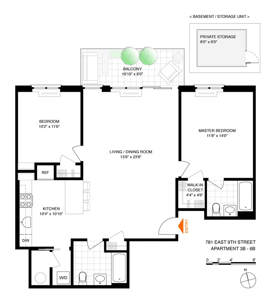 Unit for sale at 781 E 9th Street, Brooklyn, NY 11230