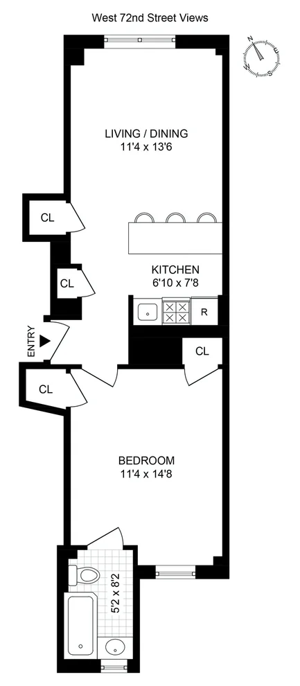 Unit for sale at 116 W 72ND Street, Manhattan, NY 10023