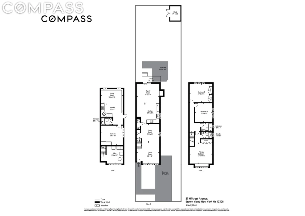 Unit for sale at 27 Hillcrest Avenue, StatenIsland, NY 10308