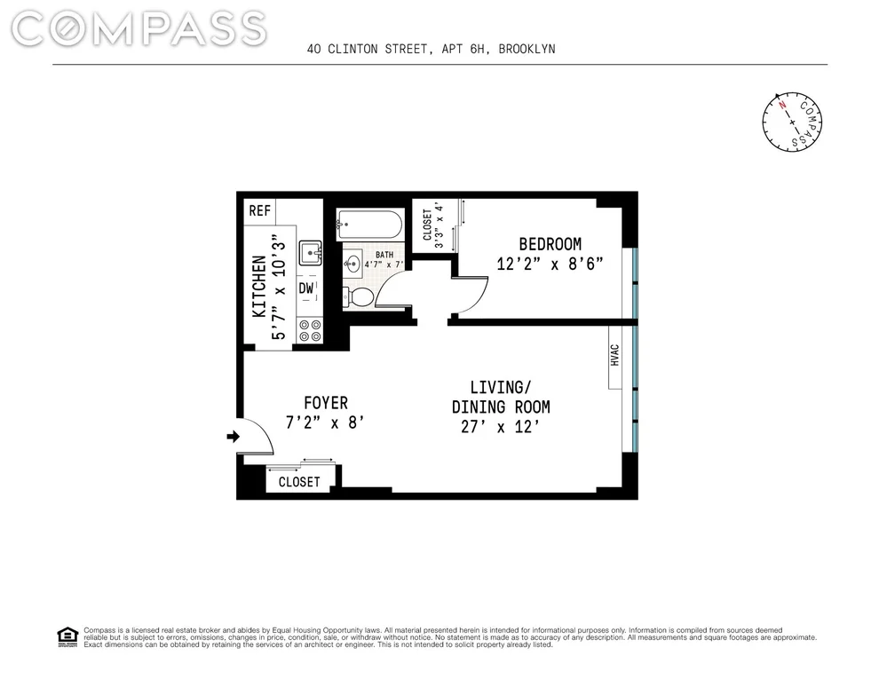 Unit for sale at 40 Clinton Street, Brooklyn, NY 11201