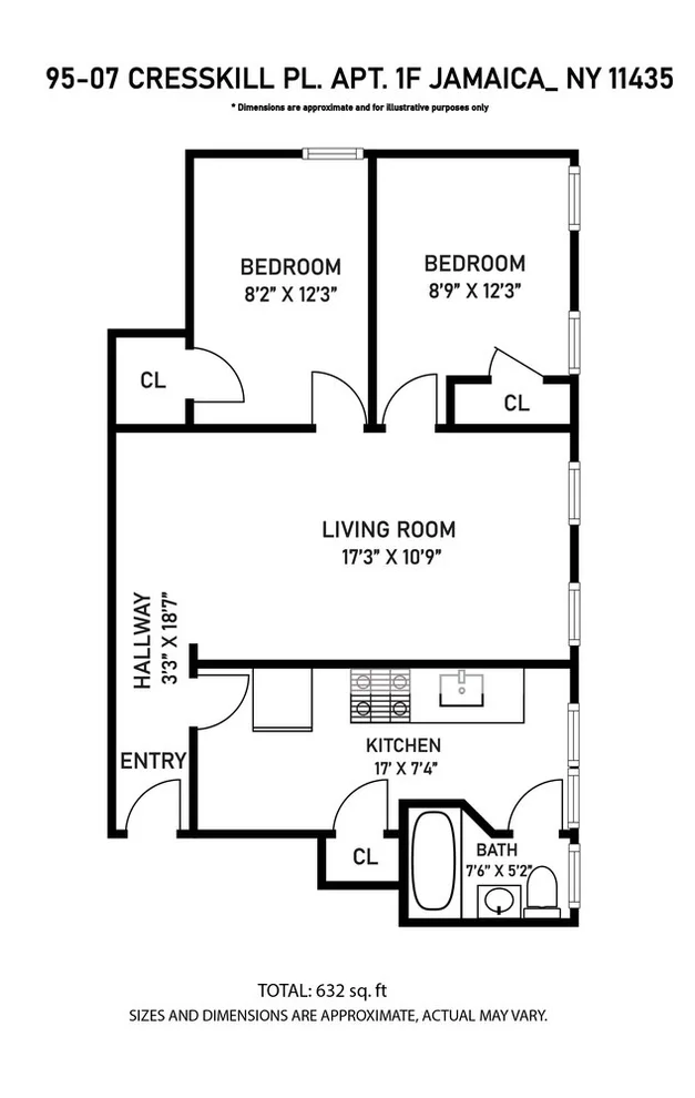 Unit for sale at 95-07 CRESSKILL Place, Queens, NY 11435