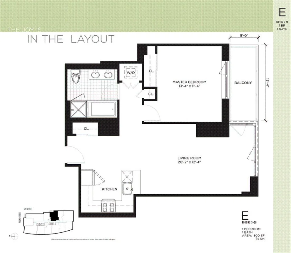 Unit for sale at 100 Jay Street, Brooklyn, NY 11201