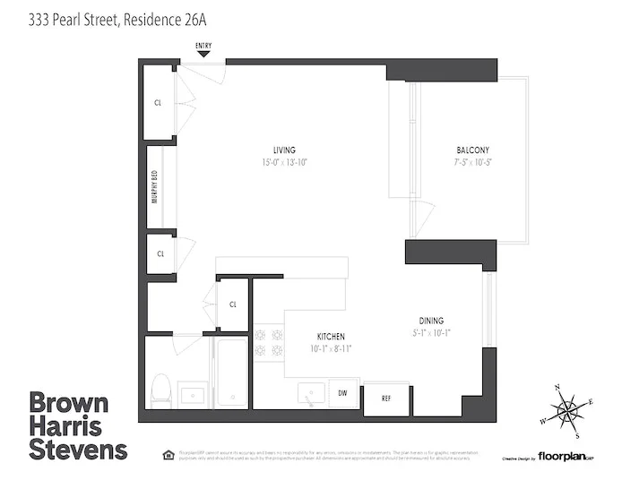 Unit for sale at 333 PEARL Street, Manhattan, NY 10038