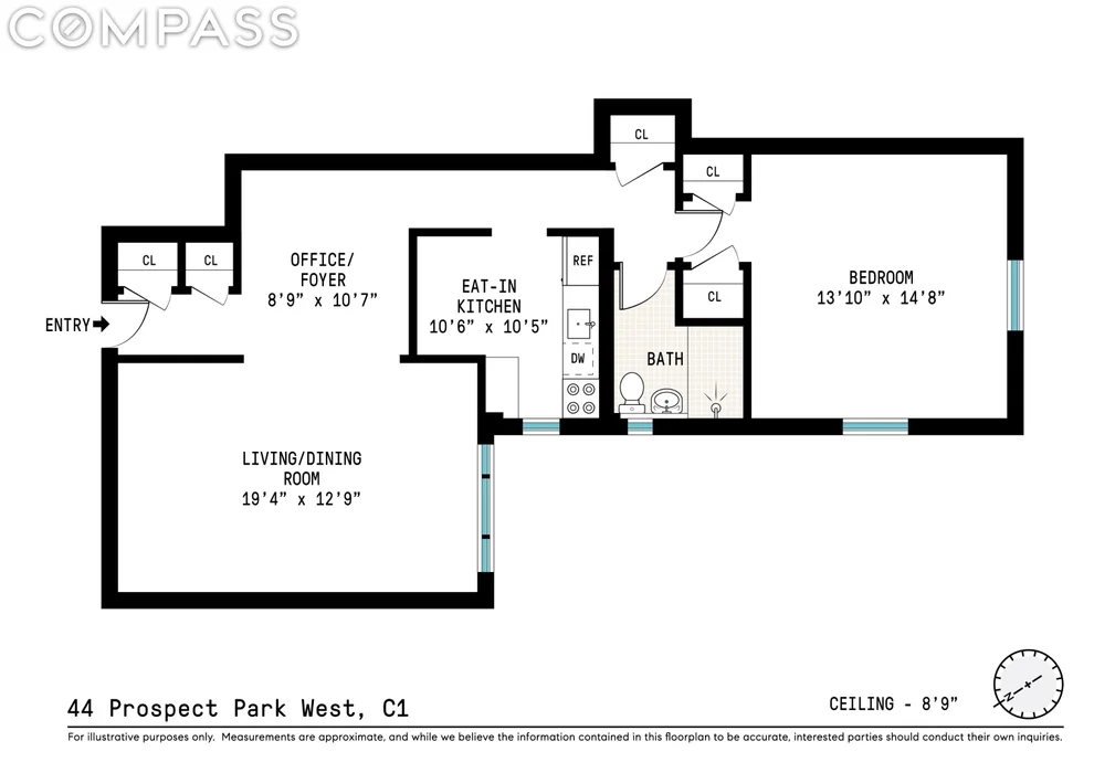 Unit for sale at 44 Prospect Park W, Brooklyn, NY 11215