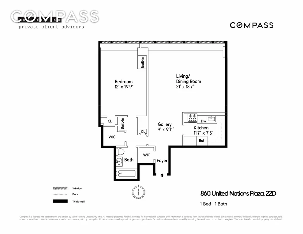 Unit for sale at 860 United Nations Plaza, Manhattan, NY 10017