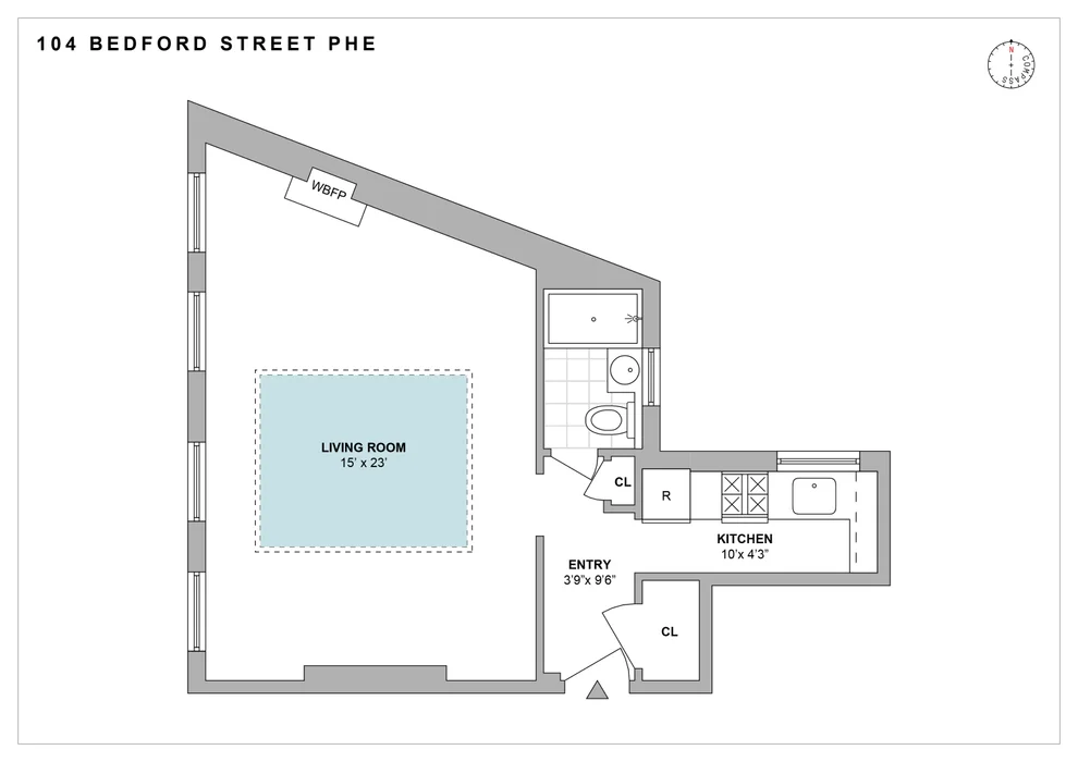 Unit for sale at 104 Bedford Street, Manhattan, NY 10014