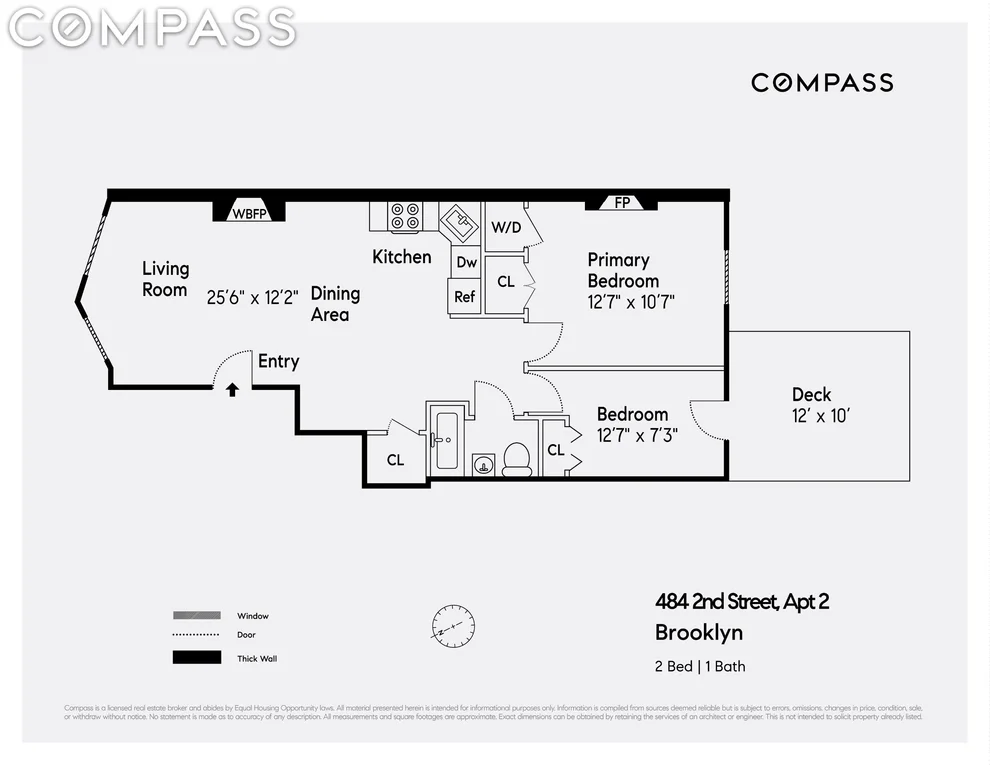 Unit for sale at 484 2nd Street, Brooklyn, NY 11215