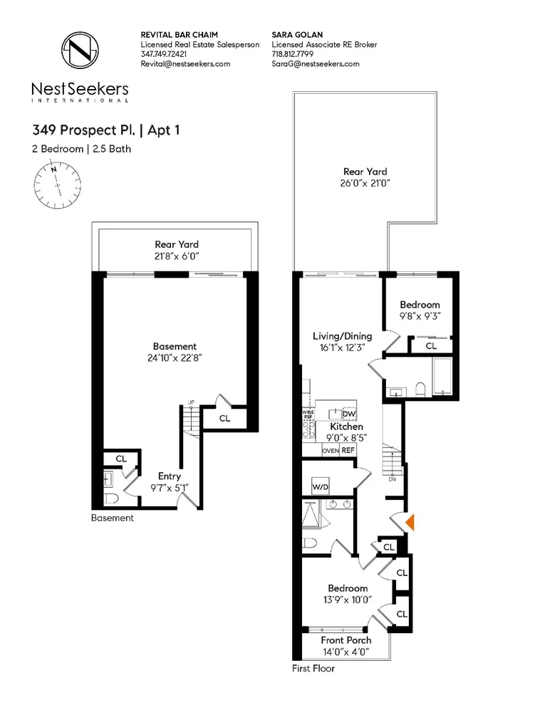 Unit for sale at 349 Prospect Place, Brooklyn, NY 11238