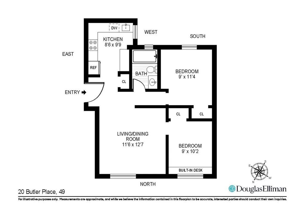 Unit for sale at 20 BUTLER Place, Brooklyn, NY 11238