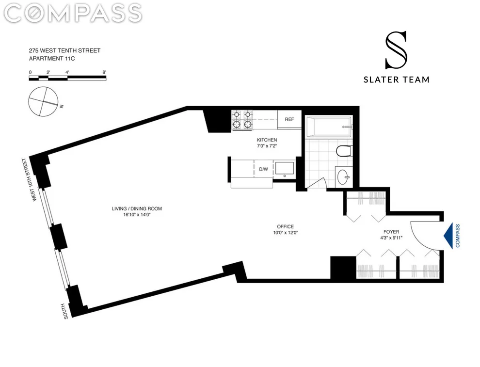 Unit for sale at 275 W 10th Street, Manhattan, NY 10014