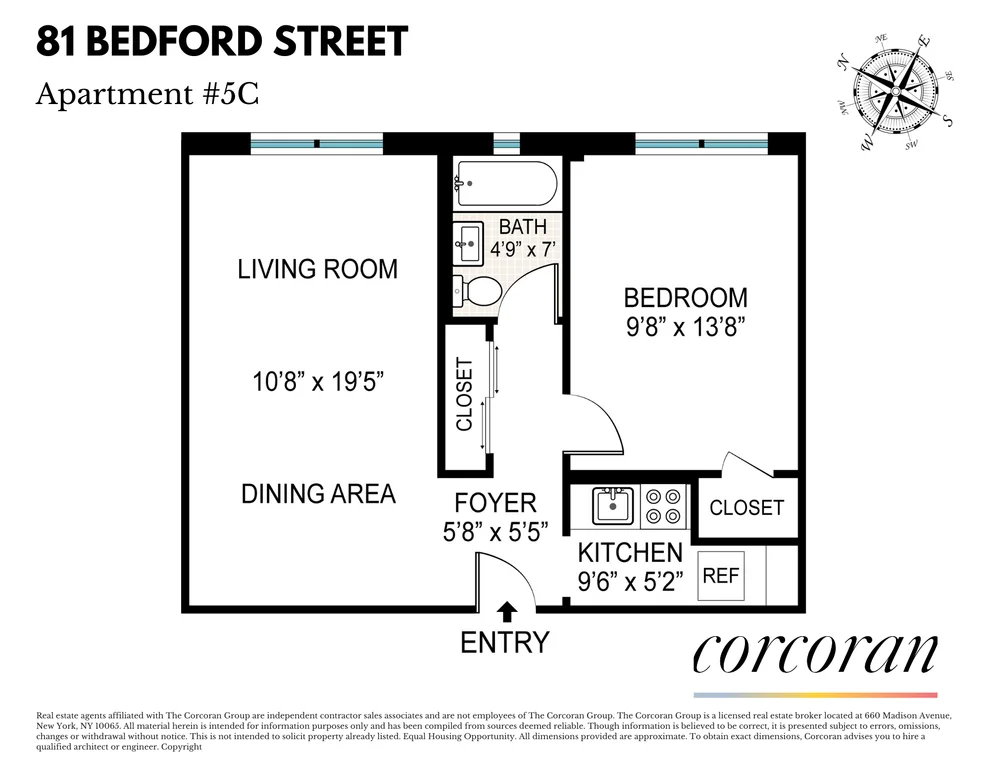 Unit for sale at 81 BEDFORD Street, Manhattan, NY 10014