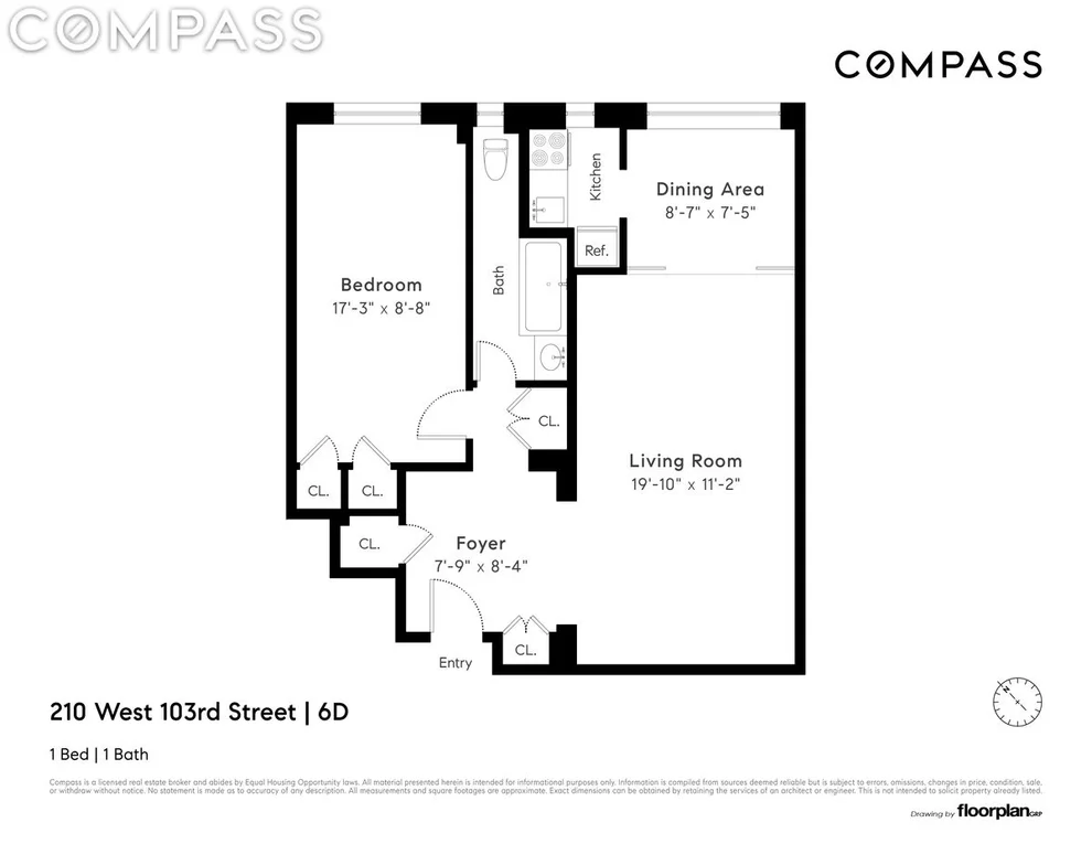Unit for sale at 210 W 103rd Street, Manhattan, NY 10025