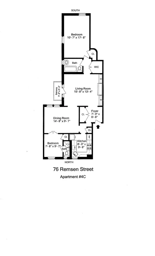 Unit for sale at 76 REMSEN Street, Brooklyn, NY 11201