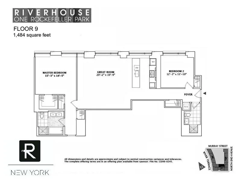 Unit for sale at 2 River Terrace, Manhattan, NY 10282