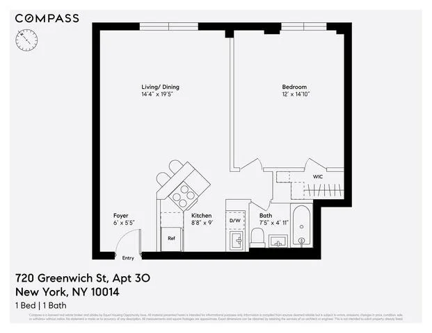 Unit for sale at 720 Greenwich Street, Manhattan, NY 10014