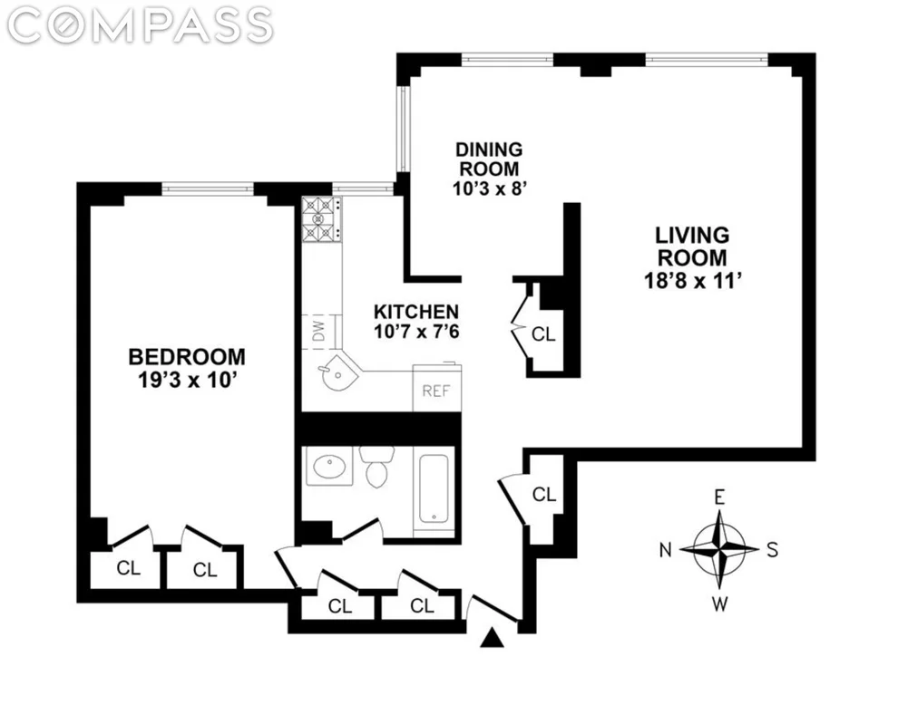 Unit for sale at 345 Clinton Avenue, Brooklyn, NY 11238