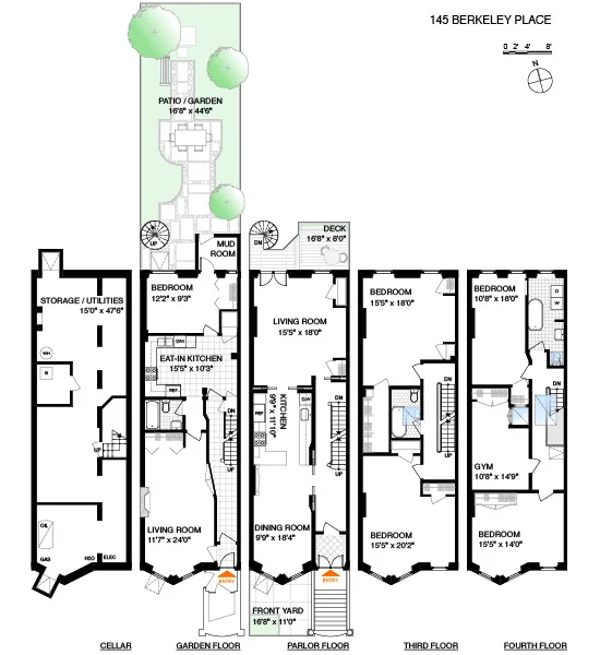 Unit for sale at 145 BERKELEY Place, Brooklyn, NY 11217