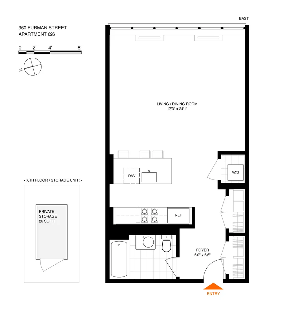 Unit for sale at 360 Furman Street, Brooklyn, NY 11201