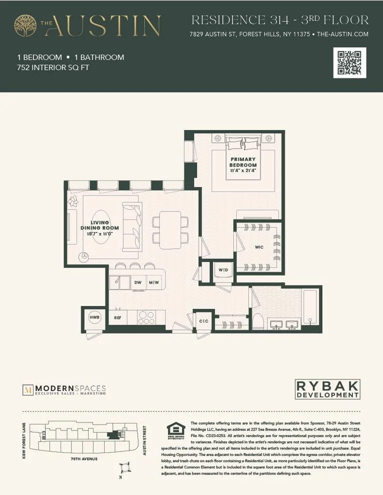 Unit for sale at 78-29 Austin Street, Queens, NY 11375