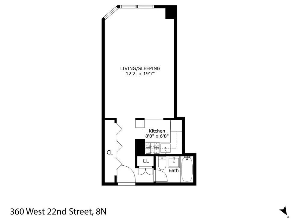 Unit for sale at 360 W 22ND Street, Manhattan, NY 10011