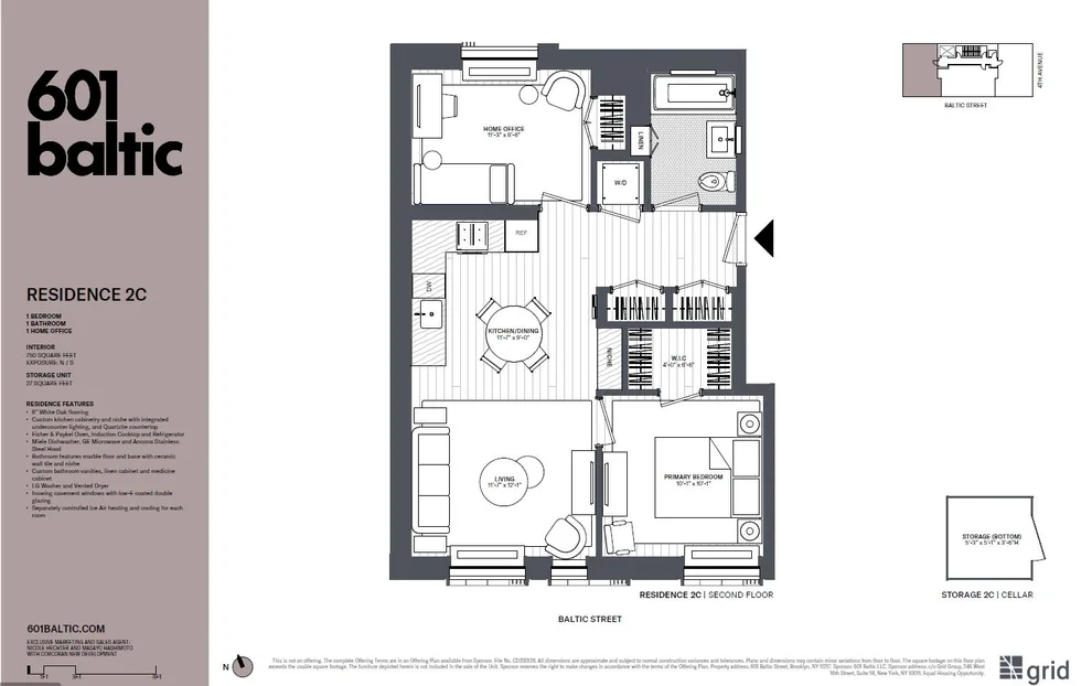 Unit for sale at 601 BALTIC Street, Brooklyn, NY 11217