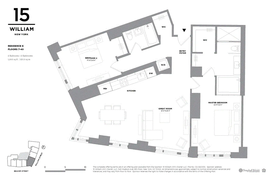 Unit for sale at 15 William Street, Manhattan, NY 10005