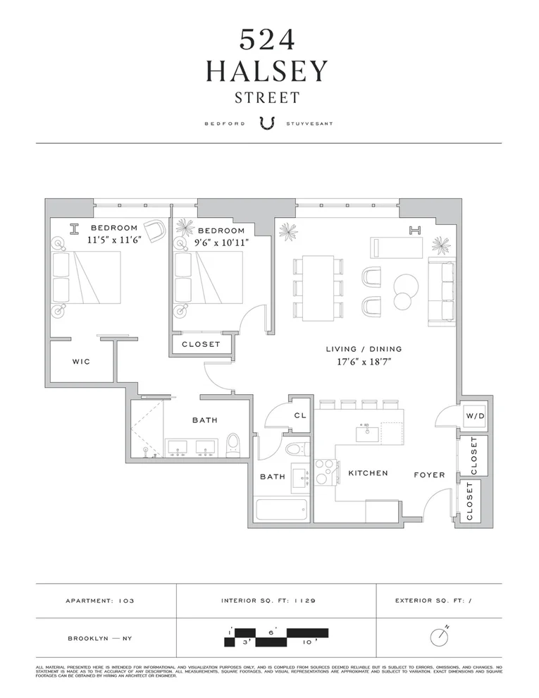 Unit for sale at 524 HALSEY Street, Brooklyn, NY 11233
