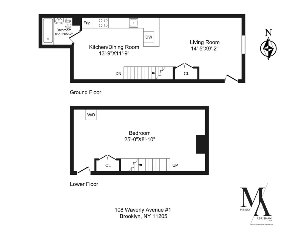 Unit for sale at 108 WAVERLY Avenue, Brooklyn, NY 11205
