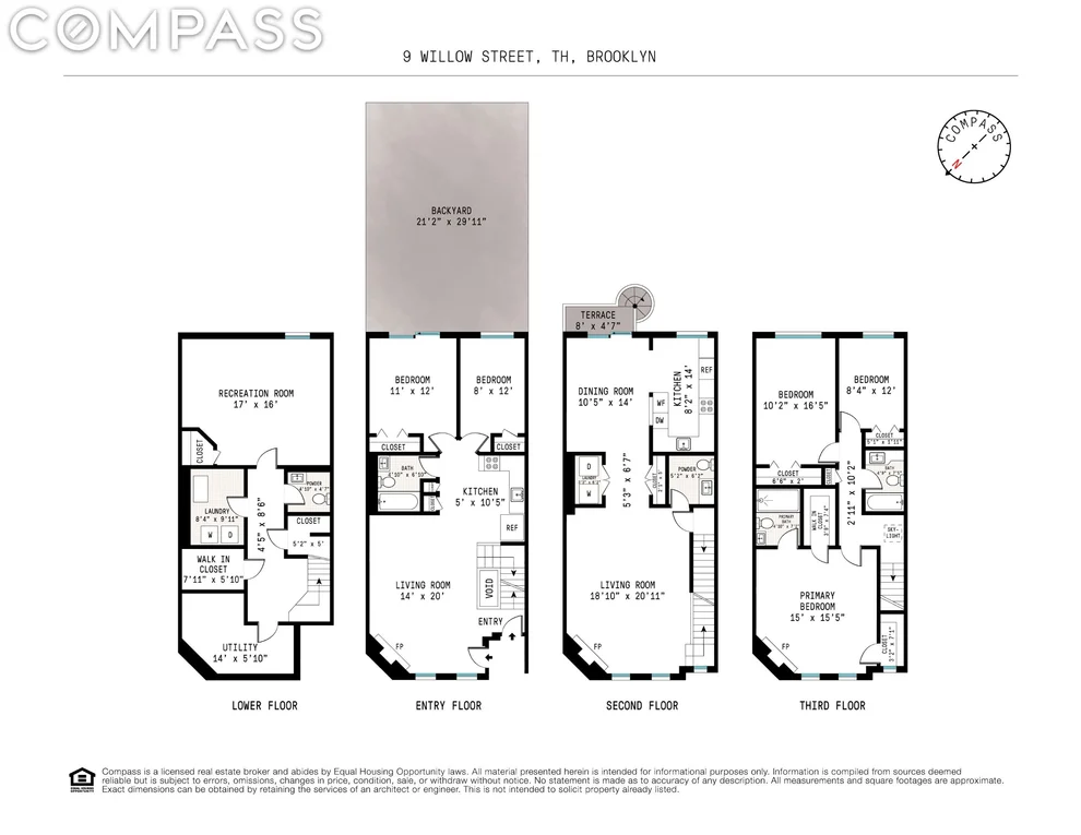 Unit for sale at 9 Willow Street, Brooklyn, NY 11201