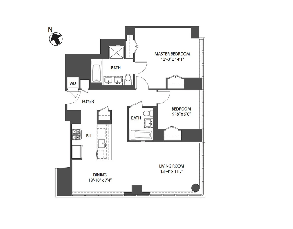 Unit for sale at 1 NORTHSIDE PIERS, Brooklyn, NY 11211