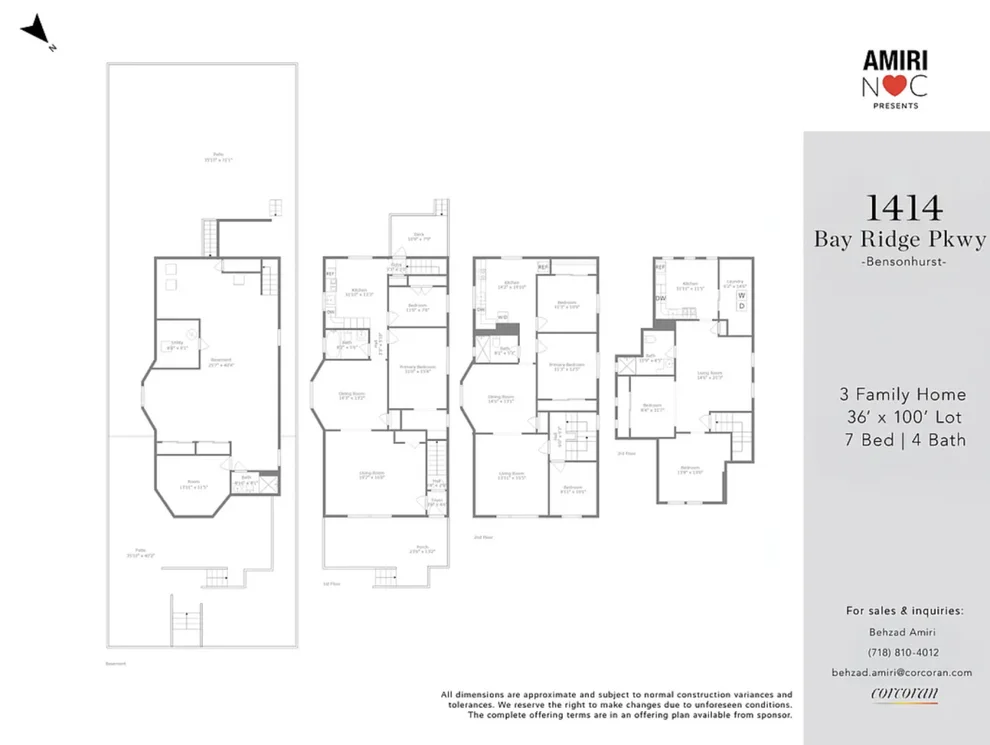 Unit for sale at 1414 BAY RIDGE Parkway, Brooklyn, NY 11228