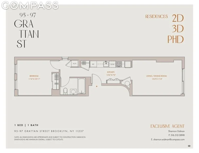 Unit for sale at 97 Grattan Street, Brooklyn, NY 11237