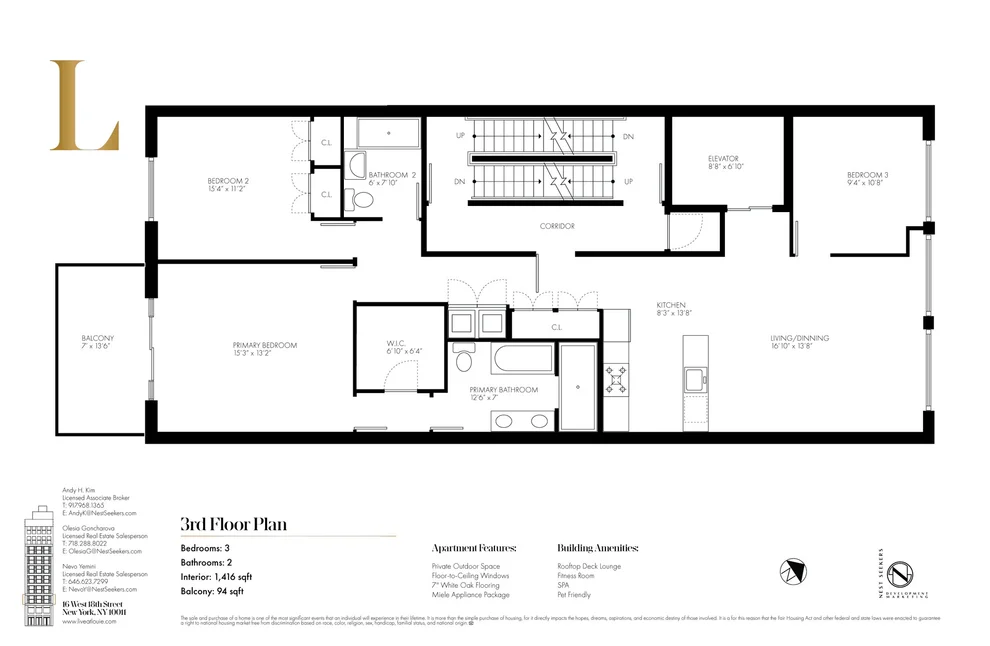 Unit for sale at 16 W 18th Street, Manhattan, NY 10011