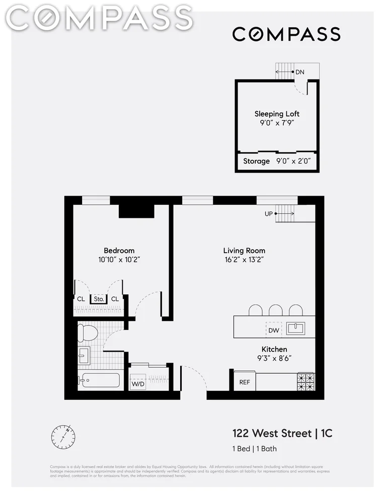 Unit for sale at 122 West Street, Brooklyn, NY 11222