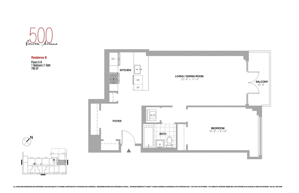Unit for sale at 500 4TH Avenue, Brooklyn, NY 11215