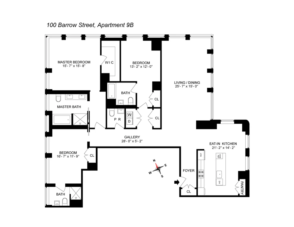 Unit for sale at 100 BARROW Street, Manhattan, NY 10014