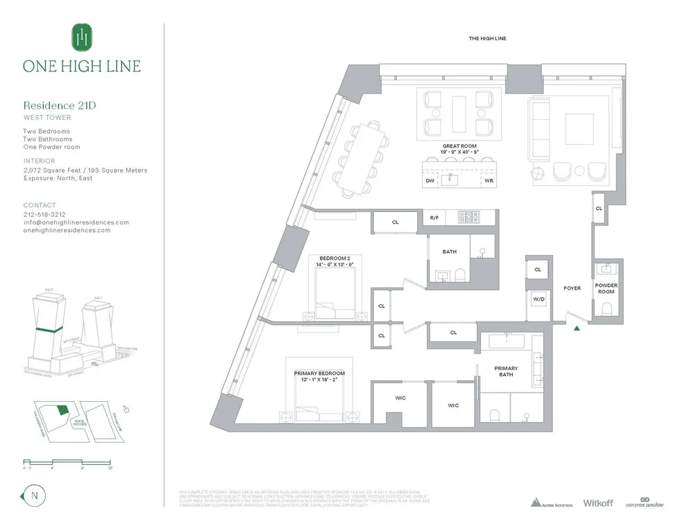 Unit for sale at 500 W 18TH Street, Manhattan, NY 10011