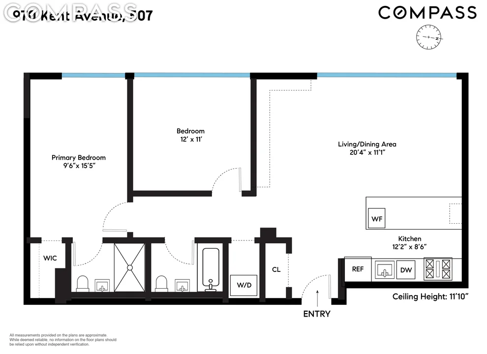Unit for sale at 970 Kent Avenue, Brooklyn, NY 11205