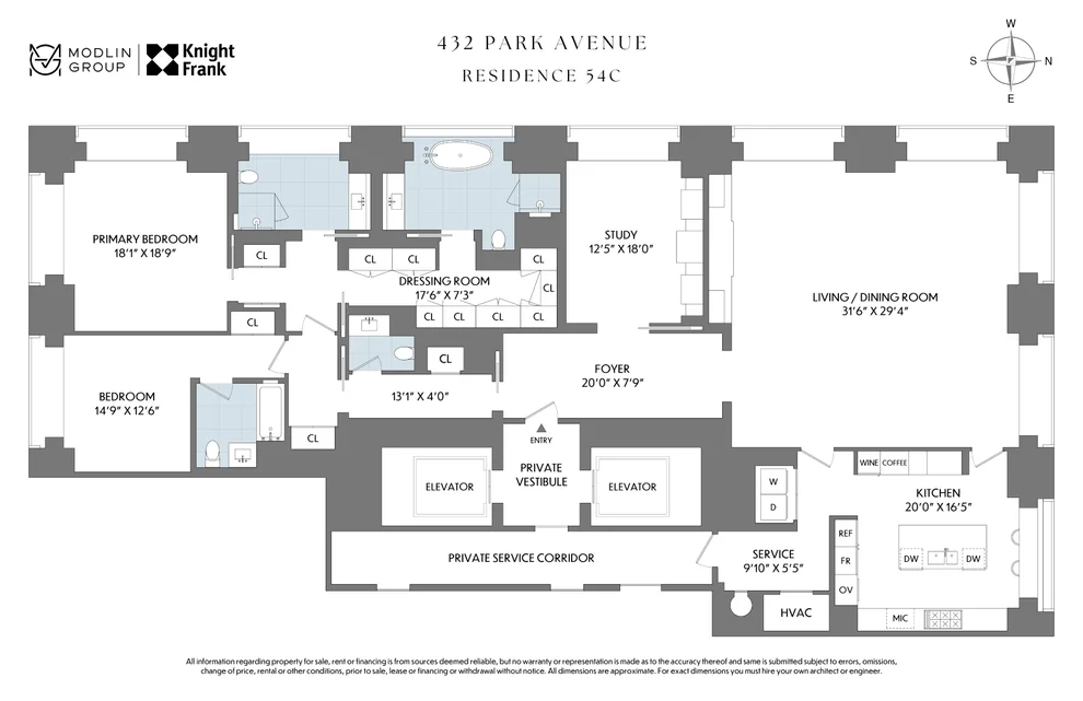 Unit for sale at 432 Park Avenue, Manhattan, NY 10022