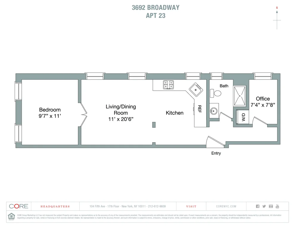 Unit for sale at 3692 BROADWAY, Manhattan, NY 10031