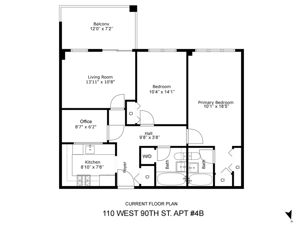 Unit for sale at 110 W 90TH Street, Manhattan, NY 10024