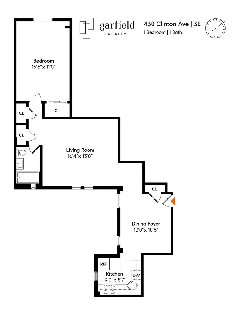 Unit for sale at 430 CLINTON Avenue, Brooklyn, NY 11238