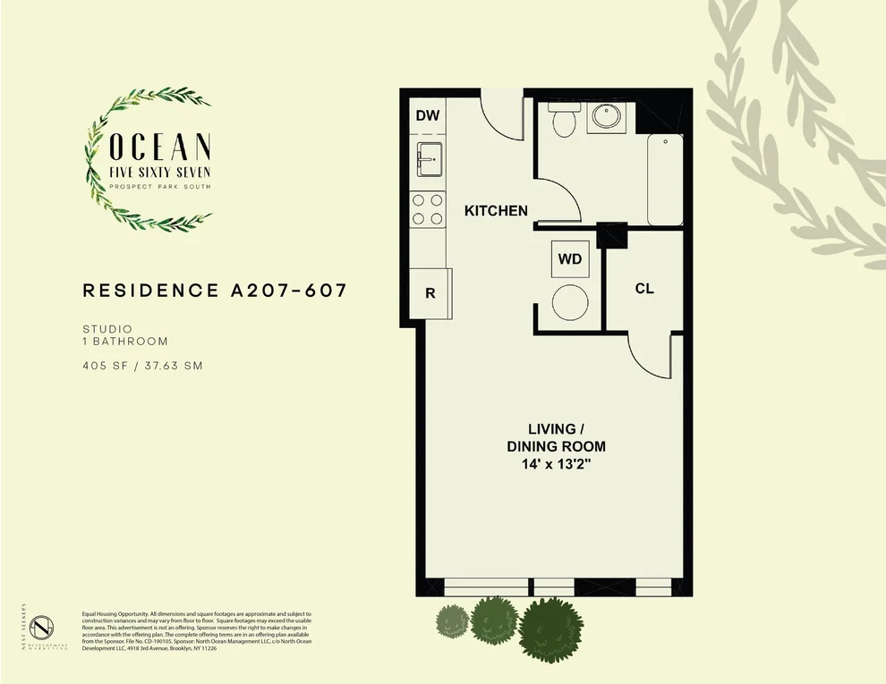 Unit for sale at 567 Ocean Avenue, Brooklyn, NY 11226