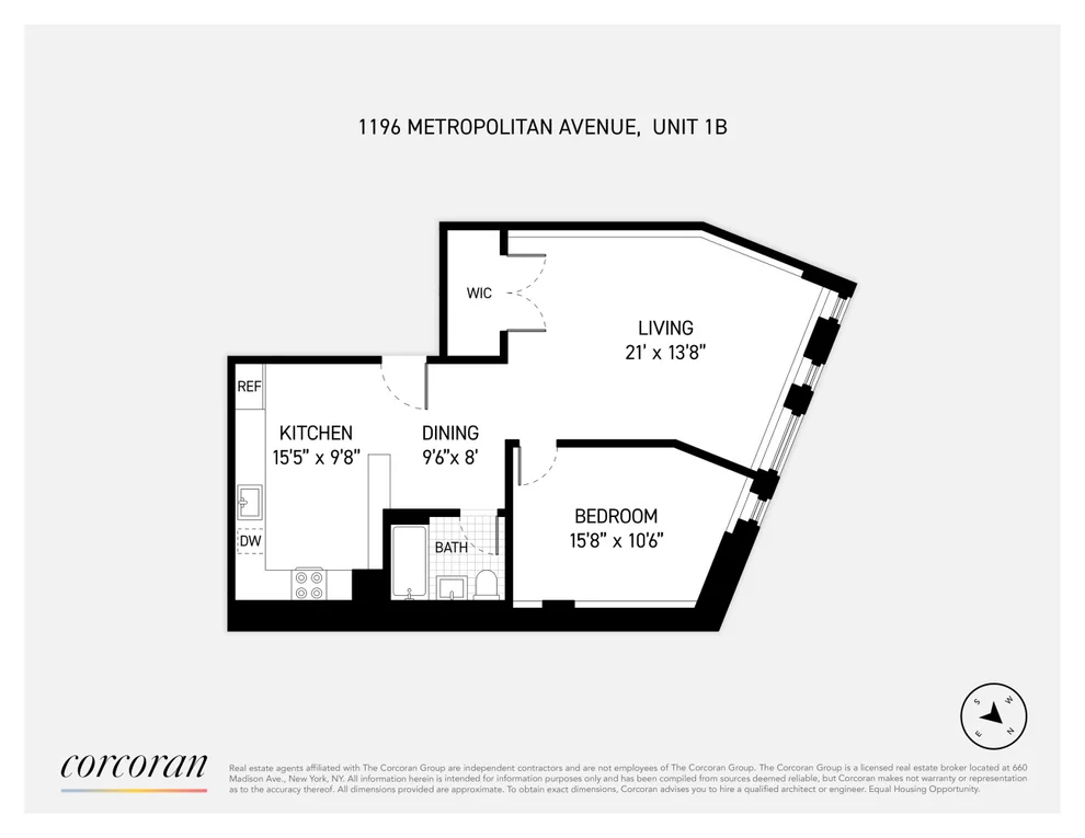 Unit for sale at 1196 METROPOLITAN Avenue, Brooklyn, NY 11237